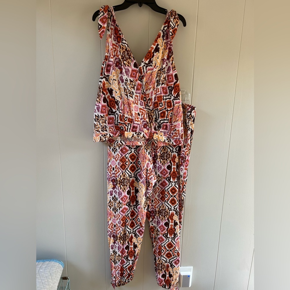 Cato Multicolor Patterned Jumpsuit